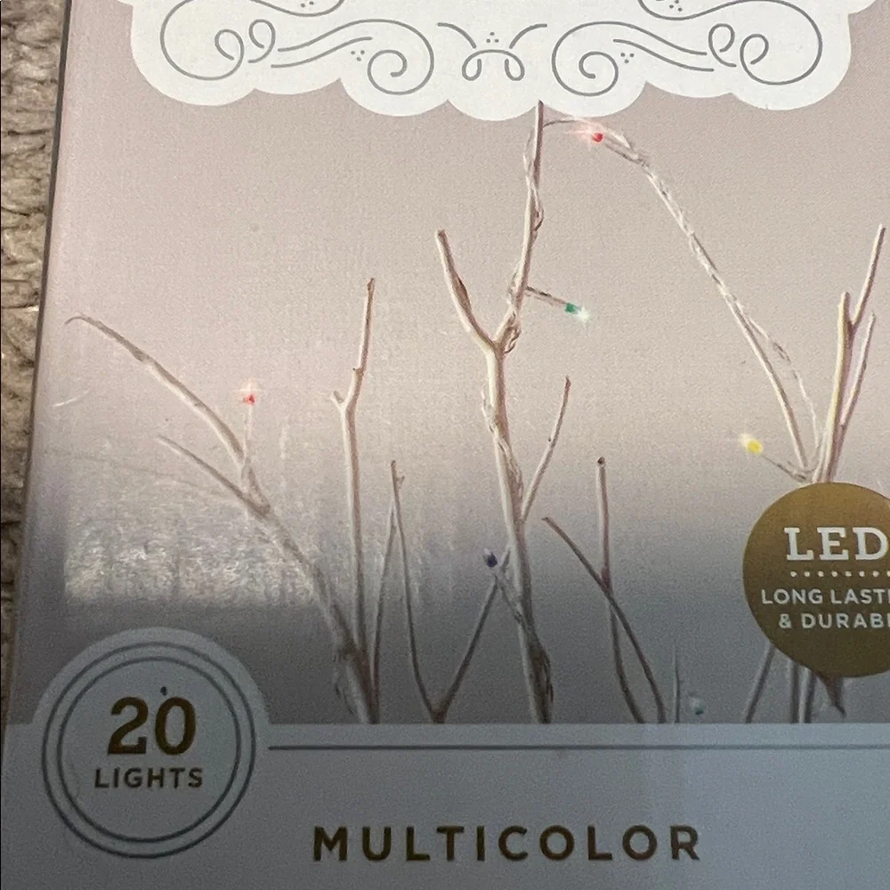 SIX Christmas LED lights, NIB and EUC! Candy canes, bells, snowflakes, multi!